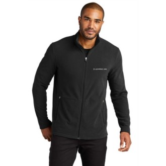 Port Authority® Accord Microfleece Jacket<br><br>X-LARGE -<BR>Black • White imprint